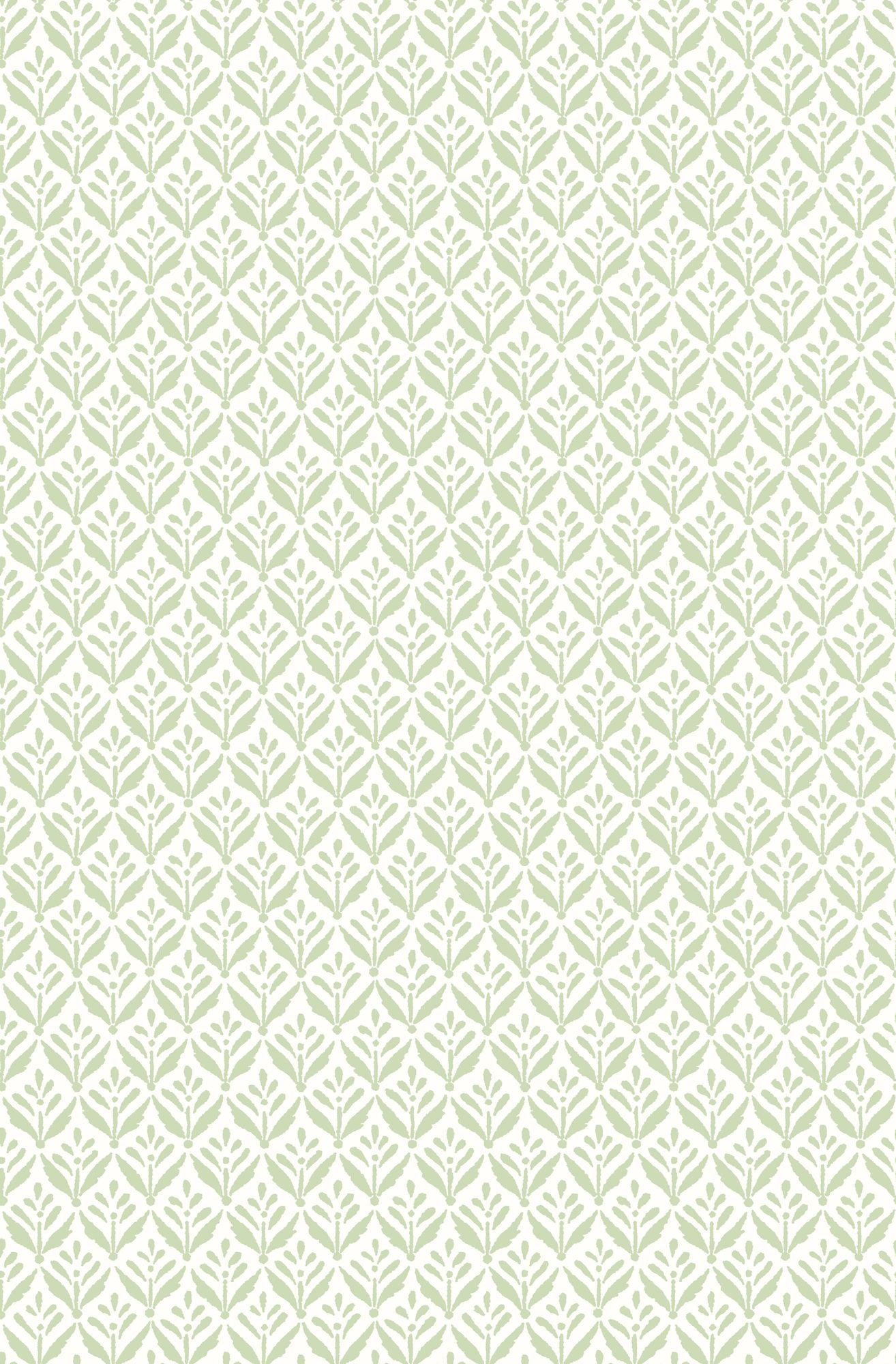 HWA1385W Mini Leaf Avocado Wallpaper by Hoopla Walls