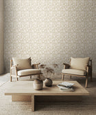 HWA1347W Evelyn Trail Bone Wallpaper by Hoopla Walls