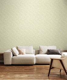 HWA1359W Zebra Leaf Soft Lime Wallpaper by Hoopla Walls