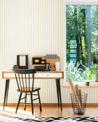 HWA1371W Scallop Stripe Apple Wallpaper by Hoopla Walls