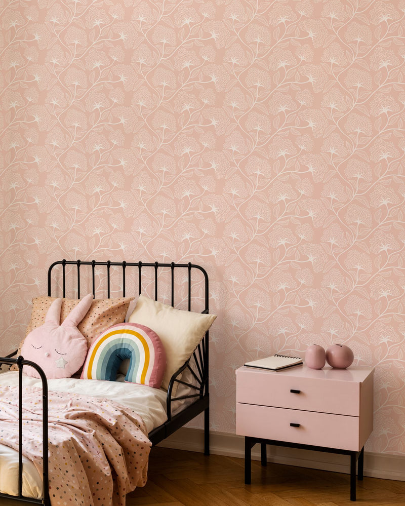 HWA1373W Dash Trail Rose Blush Wallpaper by Hoopla Walls