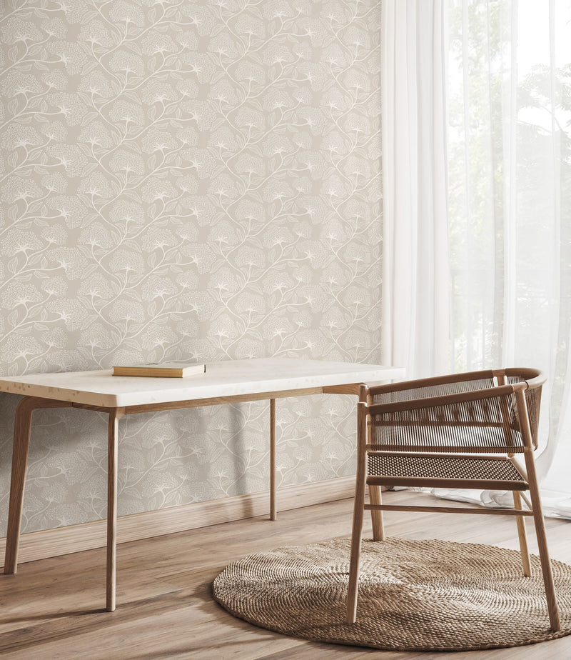 HWA1374W Dash Trail Soft Fossil Wallpaper by Hoopla Walls