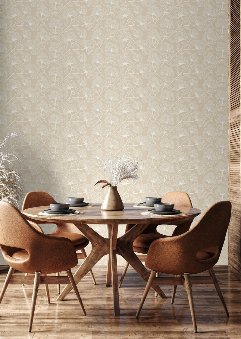 HWA1375W Dash Trail Oatmilk Wallpaper by Hoopla Walls