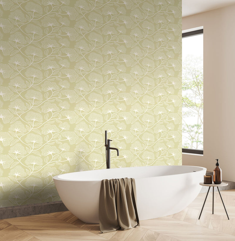 HWA1376W Dash Trail Pear Wallpaper by Hoopla Walls