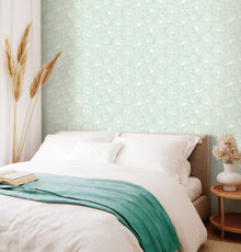 HWA1377W Dash Trail Seaglass Wallpaper by Hoopla Walls