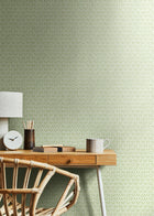 HWA1385W Mini Leaf Avocado Wallpaper by Hoopla Walls