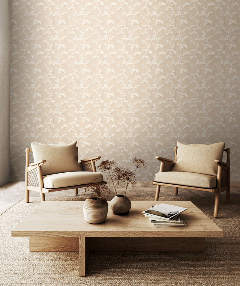 HWA1395W Elderflower Trail Shadow Wallpaper by Hoopla Walls