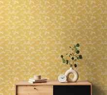 HWA1399W Elderflower Trail Gold Wallpaper by Hoopla Walls