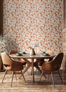 HWA1410W Watercolour Leaves Tuscan Mix Wallpaper by Hoopla Walls