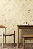 HWA1416W Springtime Meadow Golden Straw Wallpaper by Hoopla Walls