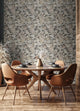 Tropical Canopy Charcoal & Stone Oasis Wallpaper by Hoopla Walls