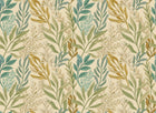 HWA1390W Verdant Leaves Vintage Ochre Wallpaper by Hoopla Walls