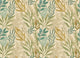 Verdant Leaves Vintage Ochre Oasis Wallpaper by Hoopla Walls