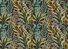HWA1391W Verdant Leaves Noir Mix Wallpaper by Hoopla Walls