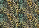 Verdant Leaves Noir Mix Oasis Wallpaper by Hoopla Walls