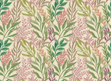 HWA1392W Verdant Leaves Ruby Green Wallpaper by Hoopla Walls