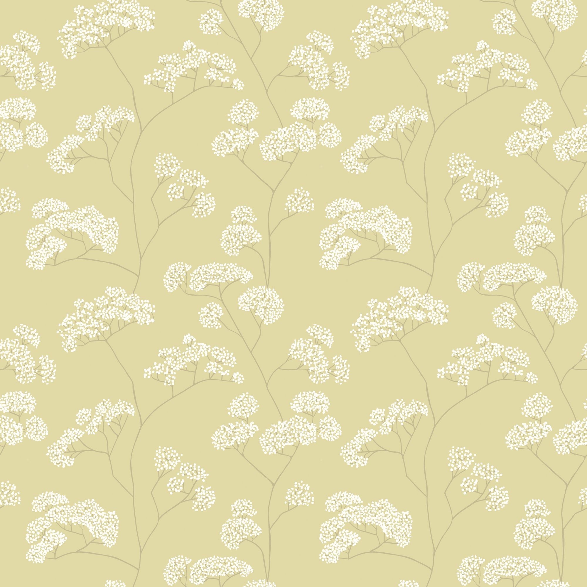 HWA1397W Elderflower Trail Pear Wallpaper by Hoopla Walls