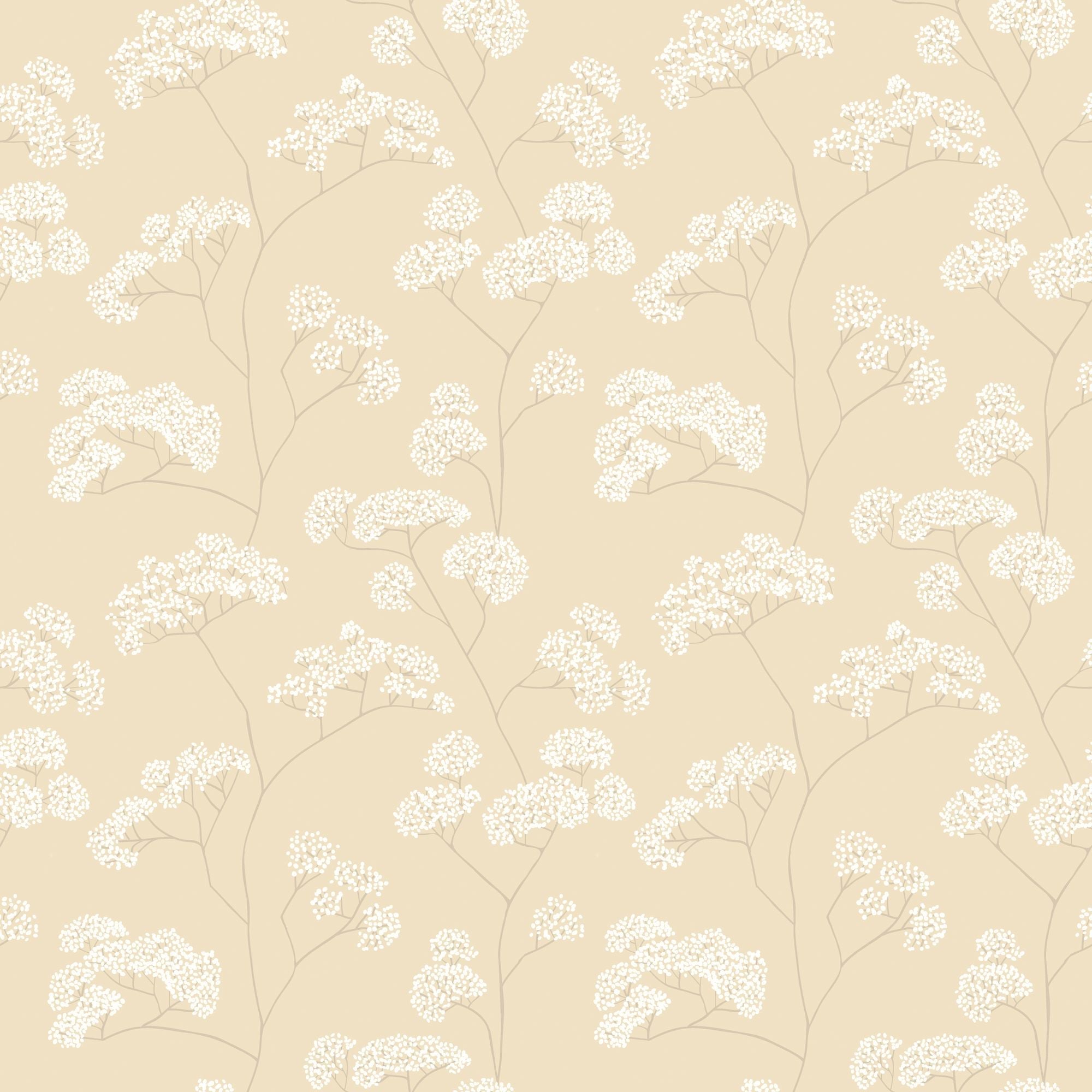 HWA1398W Elderflower Trail Barley Wallpaper by Hoopla Walls