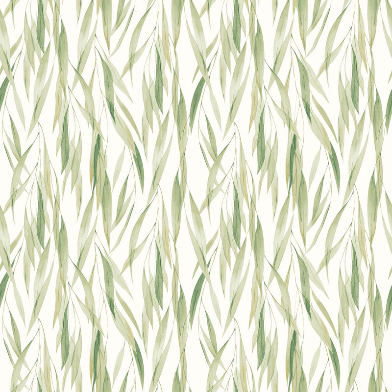 HWA1401W Eucalyptus Whisper Sage & Thyme Wallpaper by Hoopla Walls