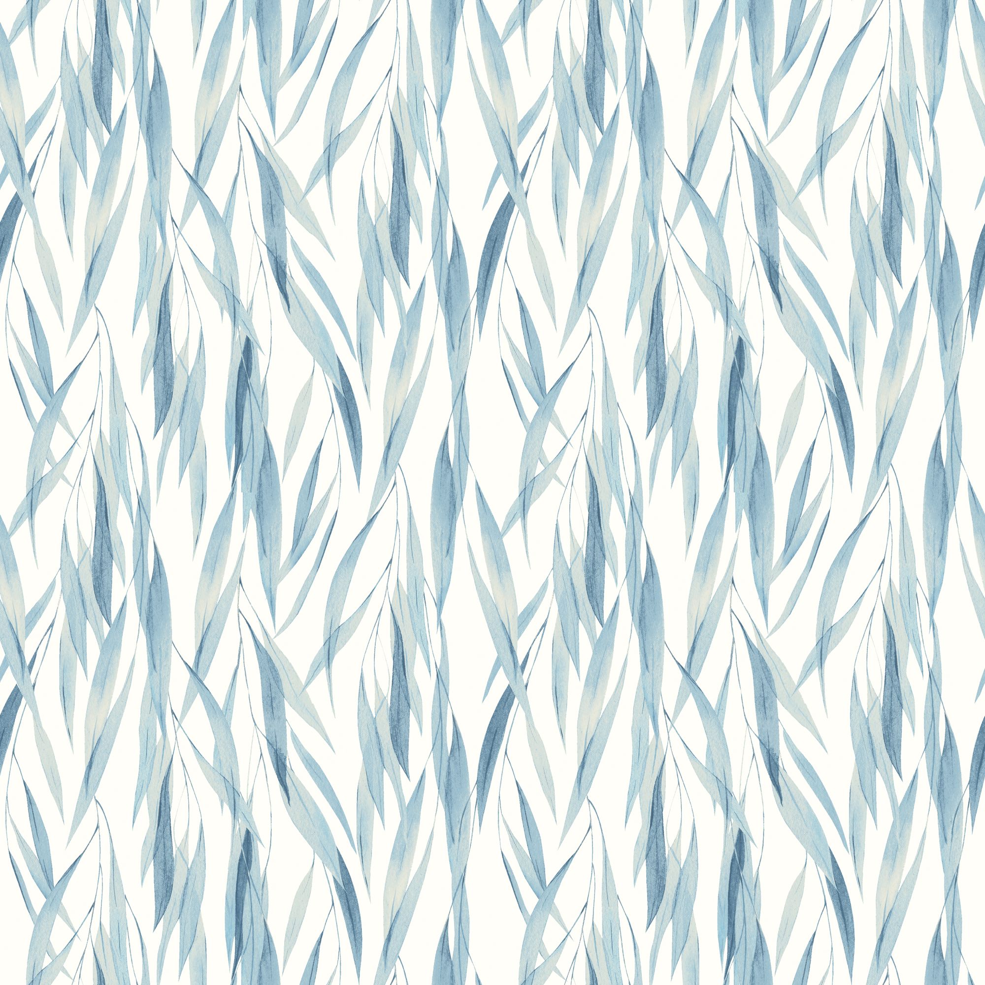 HWA1403W Eucalyptus Whisper Denim Mix Wallpaper by Hoopla Walls