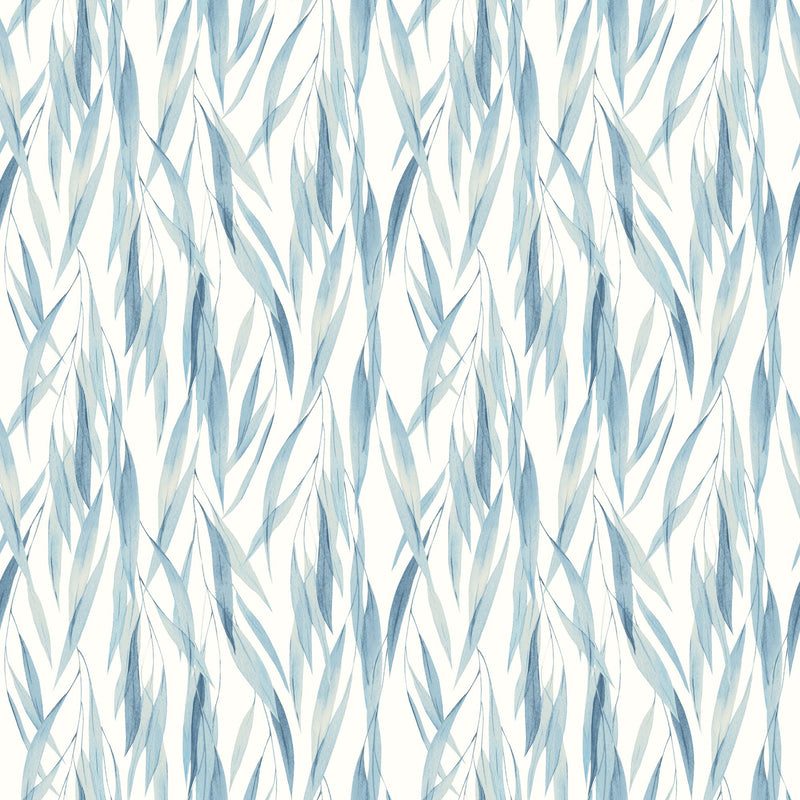 HWA1403W Eucalyptus Whisper Denim Mix Wallpaper by Hoopla Walls
