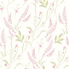 HWA1413W Springtime Meadow Soft Lavender Wallpaper by Hoopla Walls