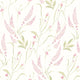 Springtime Meadow Soft Lavender Oasis Wallpaper by Hoopla Walls