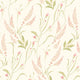 Springtime Meadow Coral Blossom Oasis Wallpaper by Hoopla Walls