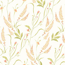 HWA1415W Springtime Meadow Honey & Peach Wallpaper by Hoopla Walls