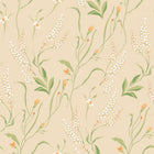 HWA1416W Springtime Meadow Golden Straw Wallpaper by Hoopla Walls