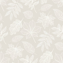 HWA1421W Leaf Silhouette Stone Wallpaper by Hoopla Walls