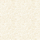 HWA1429W Maze Squiggle Soft Straw Wallpaper by Hoopla Walls