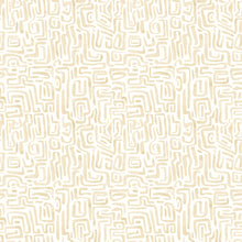 HWA1429W Maze Squiggle Soft Straw Wallpaper by Hoopla Walls