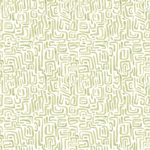 HWA1430W Maze Squiggle Olive Mix Wallpaper by Hoopla Walls