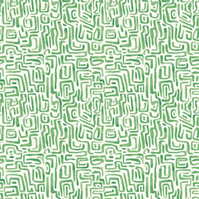 HWA1431W Maze Squiggle Emerald Wallpaper by Hoopla Walls