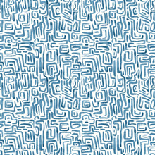 HWA1433W Maze Squiggle Ink Wallpaper by Hoopla Walls