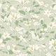 Lino Leaves Willow Mix Oasis Wallpaper by Hoopla Walls