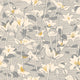 Lino Leaves Gunmetal Oasis Wallpaper by Hoopla Walls