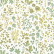 Botanical Leaves Olive Mix Oasis Wallpaper by Hoopla Walls