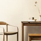 HWA1223W Ditsy Leaf Stripe Linen Wallpaper by Hoopla Walls
