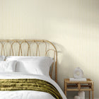 HWA1225W Ditsy Leaf Stripe Lichen Wallpaper by Hoopla Walls