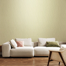 HWA1226W Ditsy Leaf Stripe Apple Wallpaper by Hoopla Walls