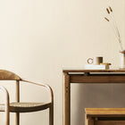 HWA1240W Tiny Stripe Oat Wallpaper by Hoopla Walls