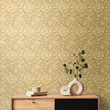 HWA1243W Damask Trail Hemp Wallpaper by Hoopla Walls