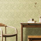 HWA1245W Damask Trail Bamboo Wallpaper by Hoopla Walls