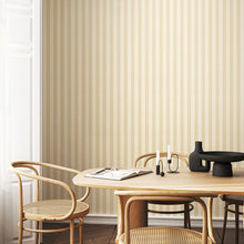 HWA1250W Shadow Stripe Sand Wallpaper by Hoopla Walls