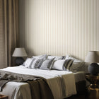 HWA1252W Shadow Stripe Porcelain Wallpaper by Hoopla Walls