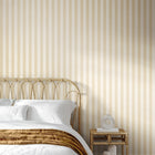 HWA1253W Shadow Stripe Oyster Wallpaper by Hoopla Walls