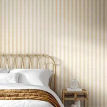 HWA1253W Shadow Stripe Oyster Wallpaper by Hoopla Walls