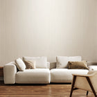 HWA1257W Chalk Stripe Linen Wallpaper by Hoopla Walls